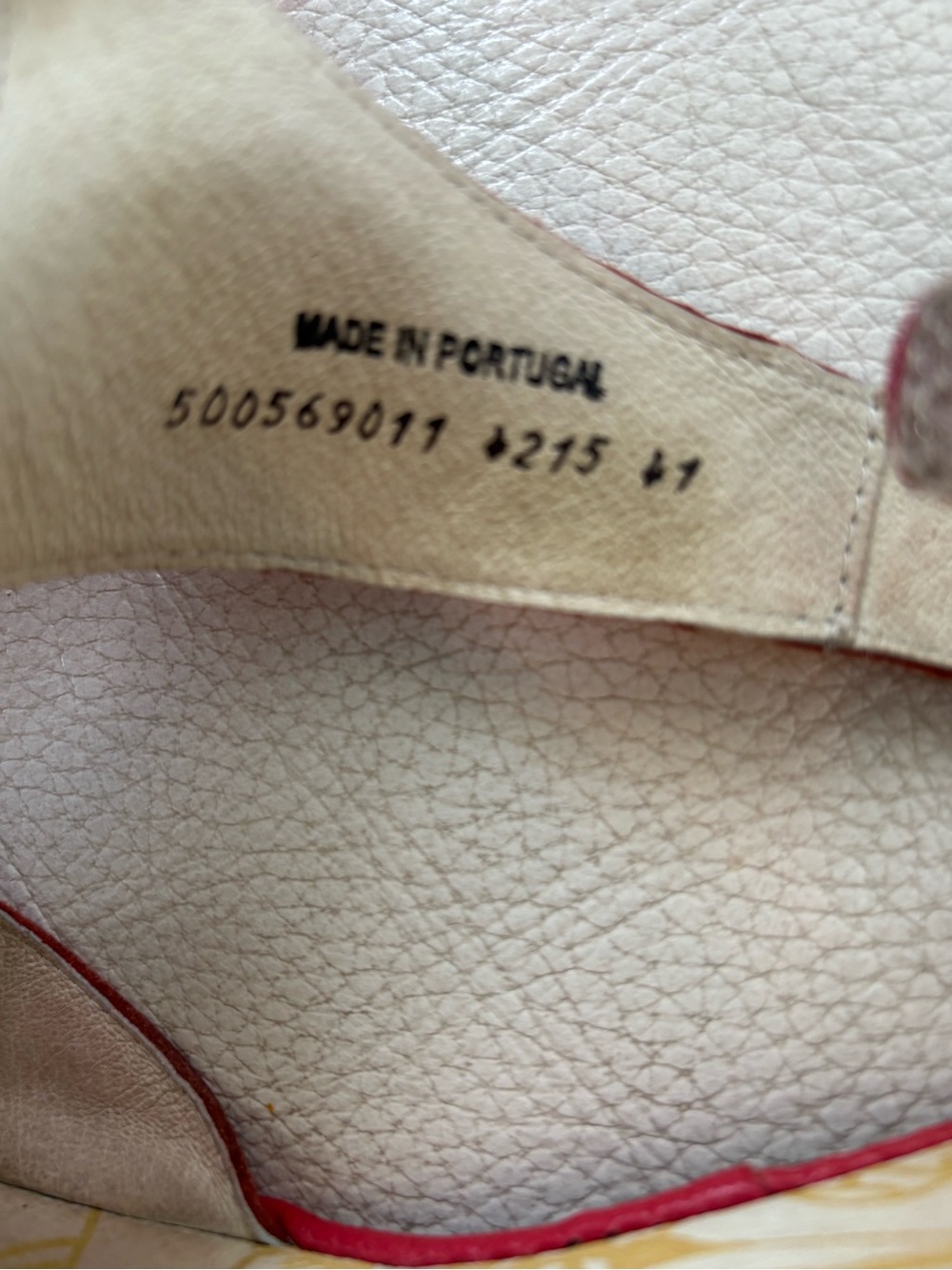 Fly London Red Leather Wedge Sandals - Picture 6 of 6